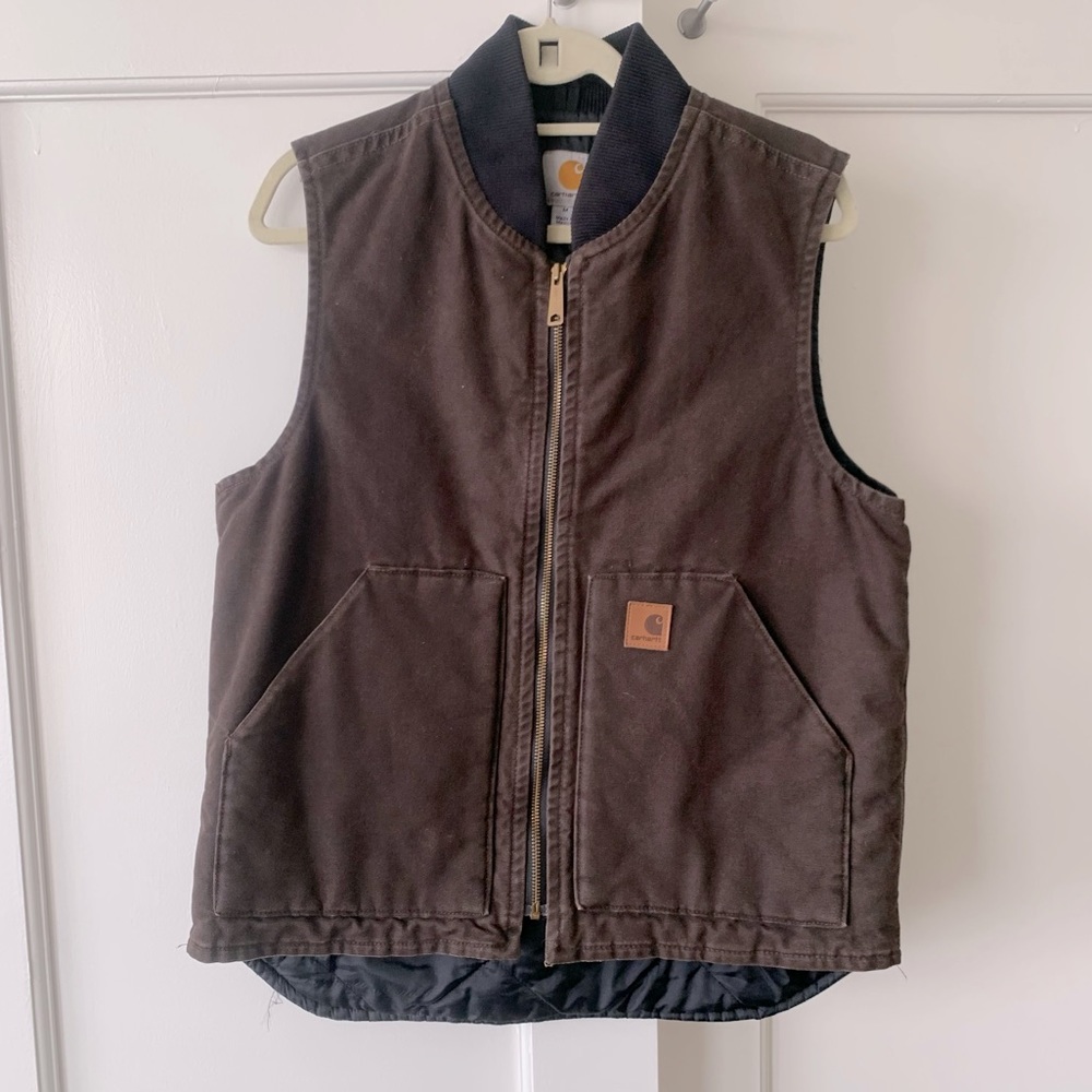 Carhartt Insulated Rib Collar Duck Vest